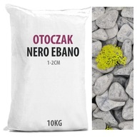 Dekoračný záhradný kameň NERO EBANO 1-2cm 10KG