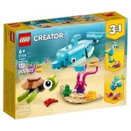 LEGO CREATOR Delfín a korytnačka 31128 LEGO CREATOR Delfín a korytnačka 31128
