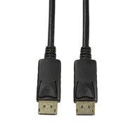 Kábel DisplayPort 1,2 M/M, 4K2K, 5 m, čierny Kábel DisplayPort 1,2 M/M, 4K2K, 5 m, čierny