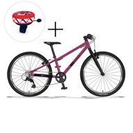 Detský bicykel KUbikes 24S Light Pink