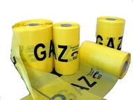 Výstražná páska GAZ žltá 20 cm, 100 m