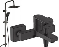 HANSGROHE vaňová batéria + sprchová hlavica čierna HANSGROHE vaňová batéria + sprchová hlavica čierna