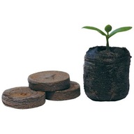 Rašelinový kotúč Jiffy peletové kotúče na siatie semien FI 24mm 100 ks