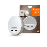 Nočná lampa do zásuvky s LEDVANCE USB NABÍJAČKOU Nočná lampa do zásuvky s LEDVANCE USB NABÍJAČKOU