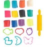 Genio Kids Cesto-plastelínová plastelína, 12 farieb + formičky na valčeky Genio Kids Cesto-plastelínová plastelína, 12 farieb + formičky na valčeky