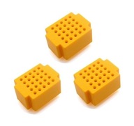 Kontaktná doska mini 25 polí žltá 3 ks. Kontaktná doska mini 25 polí žltá 3 ks.