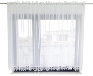 ZÁCLONY ZÁCLONY 300 x 100 CM JEDNODUCHÝ VOILOVÝ GUIPURE ZÁCLONY ZÁCLONY 300 x 100 CM JEDNODUCHÝ VOILOVÝ GUIPURE