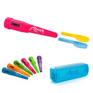 Logopedický vibrátor REREK + 2 čajové lyžičky ružové Logopedický vibrátor REREK + 2 čajové lyžičky ružové