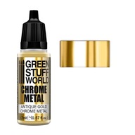 Chrome Paint Antique Gold 17 ml farba so zrkadlovým efektom Chrome Paint Antique Gold 17 ml farba so zrkadlovým efektom