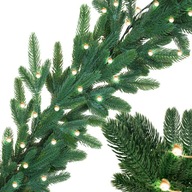 VIANOČNÝ STROMČEK, SILIKON AKO ŽIVÝ, hustý, 150 cm, LED reťaz VIANOČNÝ STROMČEK, SILIKON AKO ŽIVÝ, hustý, 150 cm, LED reťaz