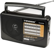 Prenosné FM rádio TIROSS TS-456 AM Black