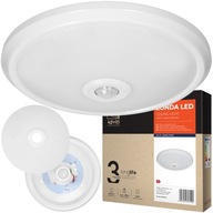STROPNÉ SVIETIDLO S POHYBOM PIR A SNÍMAČOM SÚMRAKENIA LED 12W 360° BEZBOXOVÉ ODOLNÉ STROPNÉ SVIETIDLO S POHYBOM PIR A SNÍMAČOM SÚMRAKENIA LED 12W 360° BEZBOXOVÉ ODOLNÉ