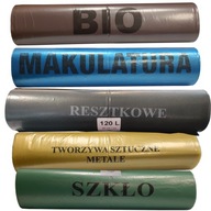 ODPADOVÉ VRECKÁ NA SEGREGÁCIU ODPADU SET 120L ODPADOVÉ VRECKÁ NA SEGREGÁCIU ODPADU SET 120L