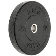 Olympijská doska na činku Barbell, pogumovaná, 20 kg