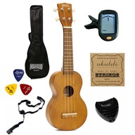 Mahalo MEGA sopránový ukulele set BR Kahiko HIT Mahalo MEGA sopránový ukulele set BR Kahiko HIT