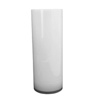 Sklenená váza DEKORATÍVNY valec rovný tubus h40