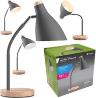 Stolná lampa Scandi E27 do 40W, šedá, 1,5 m Stolná lampa Scandi E27 do 40W, šedá, 1,5 m
