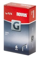 Spony typu G 11/6 NOVUS [5000 ks]