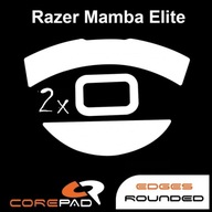 2 x CorePad klzáky pre Razer Mamba Elite 2 x CorePad klzáky pre Razer Mamba Elite