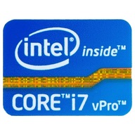 Samolepka Intel Core i7 vPro 16 x 21 mm
