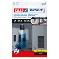TESA STRONG suchý zips 10x5cm čierny TESA STRONG suchý zips 10x5cm čierny