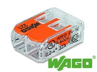 WAGO Original univerzálna rýchlospojka 2x0,2-4mm² 221-412 balenie po 100 ks. WAGO Original univerzálna rýchlospojka 2x0,2-4mm² 221-412 balenie po 100 ks.