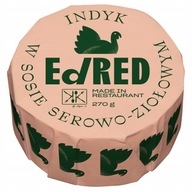 Konzervované jedlo Ed Red moriak v omáčke 270 g Konzervované jedlo Ed Red moriak v omáčke 270 g