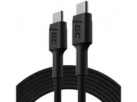 Čierny kábel USB Type-C - USB Type-C GREEN CELL 1,2m Čierny kábel USB Type-C - USB Type-C GREEN CELL 1,2m