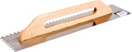 Nerezové omietkové hladidlo 580 x 128mm, zuby 8 x 8mm Nerezové omietkové hladidlo 580 x 128mm, zuby 8 x 8mm