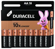 18x DURACELL ALKALICKÁ BATÉRIA LR6 AA R6 MN1500 18x DURACELL ALKALICKÁ BATÉRIA LR6 AA R6 MN1500