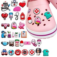 ODZNAKOVÝ ŠTÍTOK DO OBUV CROCS CROCS DEKORÁCIA LEKÁR SESTRA 30 KS ODZNAKOVÝ ŠTÍTOK DO OBUV CROCS CROCS DEKORÁCIA LEKÁR SESTRA 30 KS