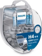 Philips H4 WHITE VISION ULTRA 4200K + 2x W5W NOVINKA Philips H4 WHITE VISION ULTRA 4200K + 2x W5W NOVINKA