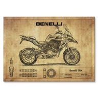 Benelli TRK Gift L kovový plagát Benelli TRK Gift L kovový plagát