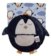 Detský spací vak 2v1 Vankúš Penguin Detský spací vak 2v1 Vankúš Penguin
