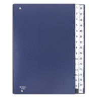 Kartónový korešpondenčný priečinok A4 1-31 námornícka modrá
