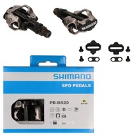 Pedály SHIMANO PD-M520 SPD + zarážky Pedály SHIMANO PD-M520 SPD + zarážky