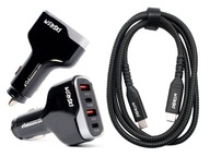 NABÍJAČKA DO AUTO USB/USB-C KÁBEL 1m CC 100W NABÍJAČKA DO AUTO USB/USB-C KÁBEL 1m CC 100W