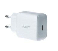 Aukey Swift 20W USB-C QC 3.0 nástenná nabíjačka, biela, univerzálna Aukey Swift 20W USB-C QC 3.0 nástenná nabíjačka, biela, univerzálna
