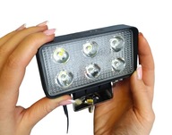 LED PRACOVNÁ LAMPA 6 LED HALOGÉN Vyhľadávací svetlomet 12-24V LED PRACOVNÁ LAMPA 6 LED HALOGÉN Vyhľadávací svetlomet 12-24V