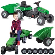 Traktor jazda na traktore s prívesom pre deti