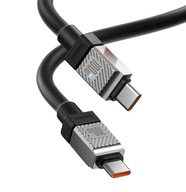 BASEUS SILNÝ KÁBEL USB-C RÝCHLONABÍJACÍ KÁBEL TYP-C PD 100W QC 5A 2M BASEUS SILNÝ KÁBEL USB-C RÝCHLONABÍJACÍ KÁBEL TYP-C PD 100W QC 5A 2M