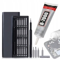 B7000 MONTÁŽNE GLUE TOUCH 110ml + SKRUTKOVAČE PENTALOBE 0,8 TRI-WING NINTENDO B7000 MONTÁŽNE GLUE TOUCH 110ml + SKRUTKOVAČE PENTALOBE 0,8 TRI-WING NINTENDO
