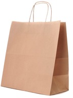 EKO papierové tašky 30x17x34cm hnedé 75ks A3 EKO papierové tašky 30x17x34cm hnedé 75ks A3