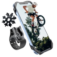 Silikónový držiak na telefón, smartfón, bicykel, skúter, motocykel + kľúč Silikónový držiak na telefón, smartfón, bicykel, skúter, motocykel + kľúč