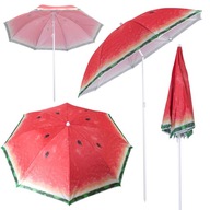 Nastaviteľný záhradný plážový slnečník 150 cm vodný melón