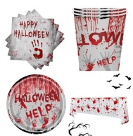 Sada tanier Hrnček Obrus Halloween obrúsky Riad Halloweenska dekorácia Sada tanier Hrnček Obrus Halloween obrúsky Riad Halloweenska dekorácia