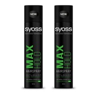 Lak na nechty Syoss Max Hold Strong Hold 300 ml x2 Lak na nechty Syoss Max Hold Strong Hold 300 ml x2