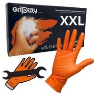 OCHRANNÉ NITRILOVÉ RUKAVICE GRIPZZLY bez púdru ORANŽOVÉ GRIP XXL 50 ks. OCHRANNÉ NITRILOVÉ RUKAVICE GRIPZZLY bez púdru ORANŽOVÉ GRIP XXL 50 ks.