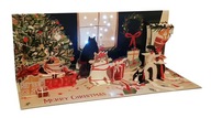 SÚPRAVY SVIETENÉ VIANOČNÉ PLATNICE 3D vianočné pohľadnice