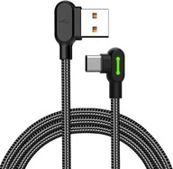 1,8 m kábel USB na USB-C, lomený 2A, Mcdodo LED 1,8 m kábel USB na USB-C, lomený 2A, Mcdodo LED